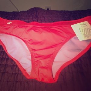 Orange bikini bottom